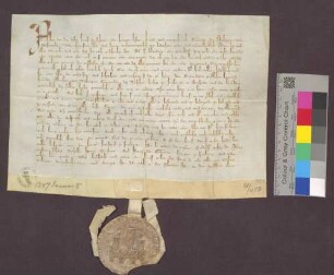 Konrad Bottinger von Wasenweiler vermacht dem Deutschen Orden zu Freiburg Güter zu Wasenweiler als Gottesgabe.