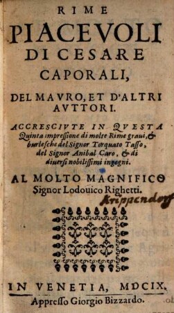 Le Piacevoli Rime