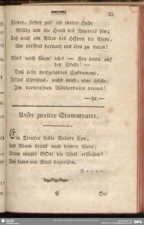 Unser zweiter Stammvater