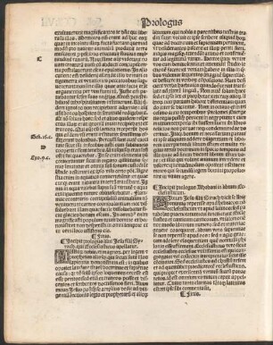 Incipit prologus libri Iesu filii Syrach. qui Ecclesiasticus appelatur.