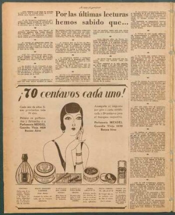 Por últimas lecturas hemos sabido que...