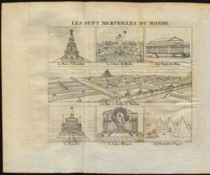 Tafel: Les sept merveilles du monde