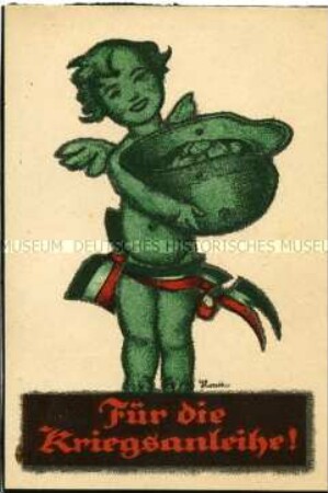 Werbepostkarte für Kriegsanleihen