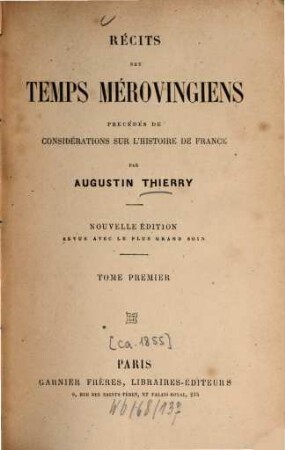 Oeuvres complètes, 7,1