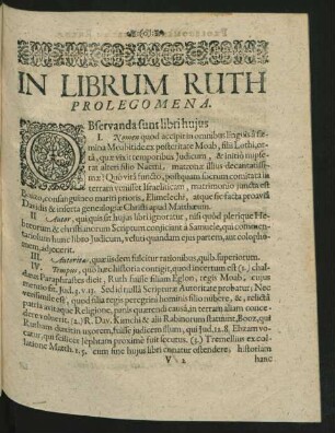 In Librum Ruth