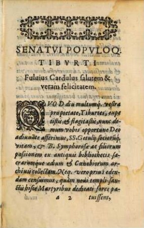 Passio SS. Martyrum, Getulii, Amantii ...