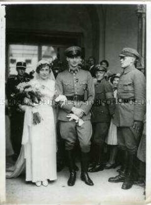 Die Hochzeit von Wilhelm von Preussen mit Dorothea von Salviati
