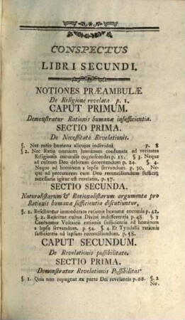 De religione contra libertinos libri III, 2. (1774)