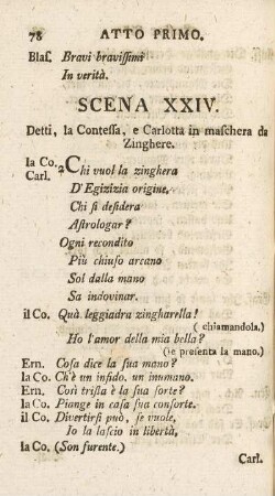 Scena XXIV. / Vier und zwanzigster Auftritt