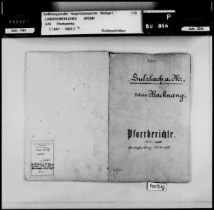 Sulzbach/Murr: Pfarrberichte