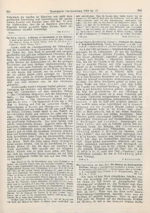 222 [Rezension] Schulthess-Rechberg, Georges v., Professor Dr. Gustav v. Schultheß-Rechberg