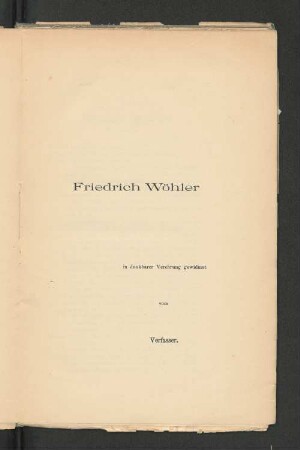 Friedrich Wöhler