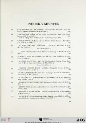 Neuere Meister (Nr. 56-108)