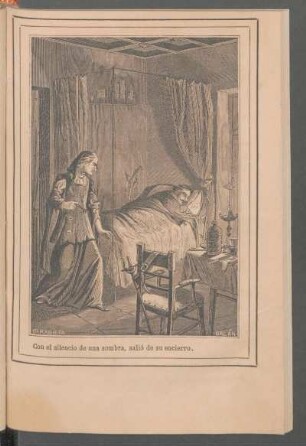Con el silencio de una sombra, salió de su encierro. - [Ilustración]