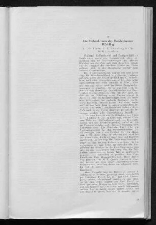 IV. Die Nebenfirmen des Handelshauses Röchling.