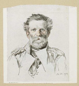 Bildnis von Edwin Freiherr von Manteuffel (1809-1885)
