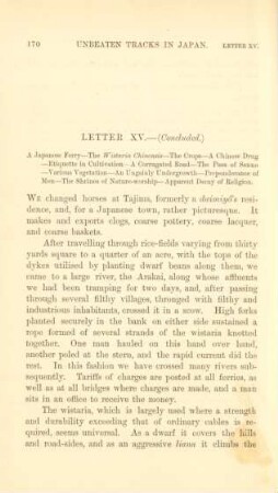 Letter XV. - (Concluded). A Japanese ferry ...