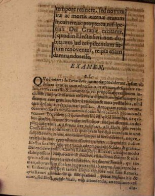 Confessionis Calvinianorum in Colloquio Thorunensi anno 1645. exhibitae Articuli IV. antitheses VI. de divina nostri ad vitam aeternam praedestinatione