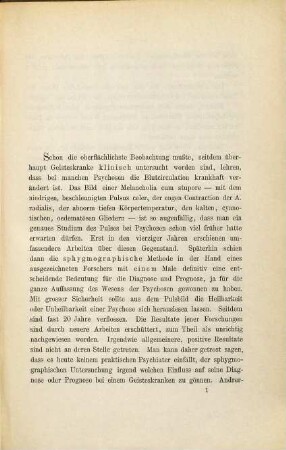 Sphygmographische Untersuchungen an Geisteskranken