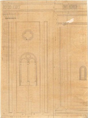 Gärtner, Friedrich von; München; St. Ludwig (Ludwigskirche) - Türme (Teilansicht)
