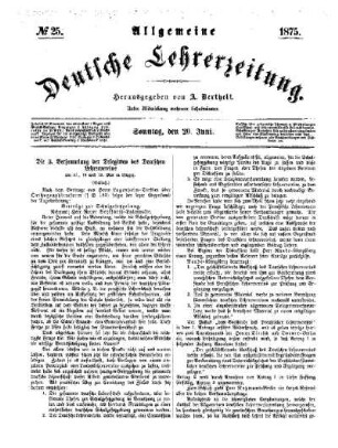 Die 3. Versammlung der Delegirten des Deutschen Lehrervereins am 17., 18. und 19. Mai in Leipzig : (Schluß)