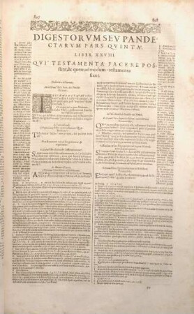 Liber XXVIII. Qvi Testamenta Facere Possunt, & quemadmodum testamenta siant.