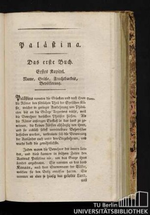 Erstes Kapitel. Name, Größe, Fruchtbarkeit, Bevölkerung.