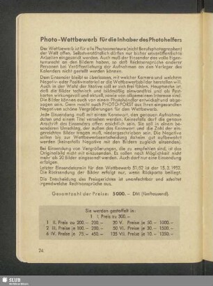 Photo-Wettbewerb für die Inhaber des Photohelfers