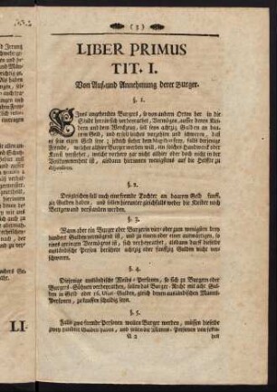 3-35, Liber Primus