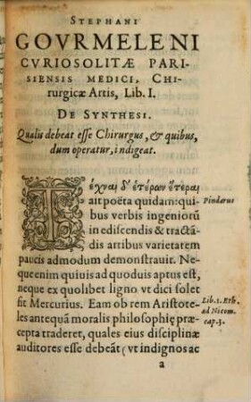 Chirurgica Ars ... : libri III.