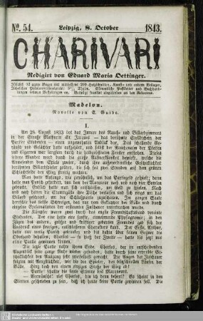 [2.]1843=54: Charivari