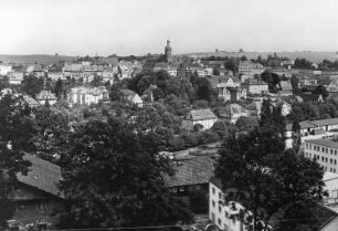 Dippoldiswalde. Ortsansicht von der Reichstädter Höhe, Ansichtskarte
