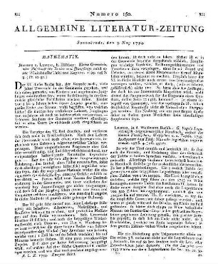 Sammlung der deutschen Abhandlungen, welche in der königlichen Akademie der Wissenschaften zu Berlin vorgelesen wurden in den Jahren 1788 u. 1789. Berlin: Decker 1793