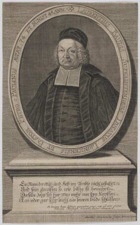 Bildnis des Laurentius Baudis