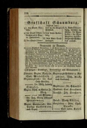 Grafschaft Schaumburg
