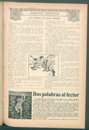 Una broma de Juan Conejo : Cuento infantil