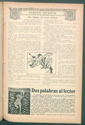 Una broma de Juan Conejo : Cuento infantil