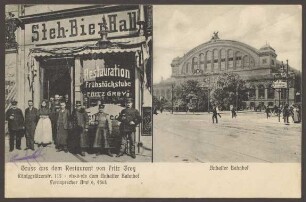 Ansichtskarte Restaurant, Königgrätzer Straße 115
