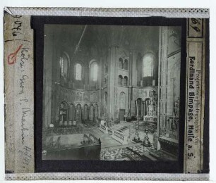 Köln, Groß St. Martin : Innenansicht, Blick in Vierung, Chor und Nordkonche