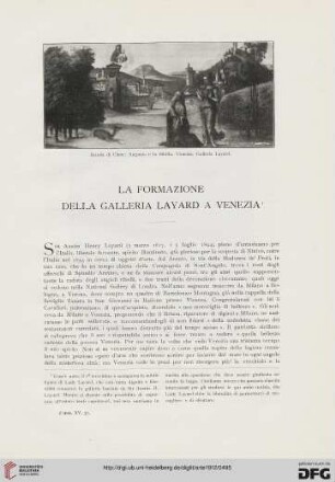 15: La formazione della Galleria Layard a Venezia