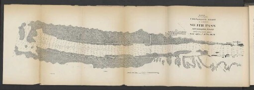 Plate G. See text page 213. Comparative chart of the mouth of Soth Pass Mississippi River showing the changes between may 1875 and june 1879