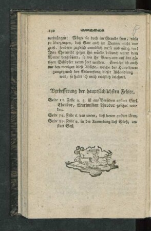 Verbesserung der hauptsächlichsten Fehler