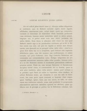 LXXVIII. G. Scioppius à Juste Lipse. Rome, 1 avril 1606