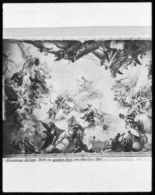 Innendekoration des Festsaals — Götterhimmel