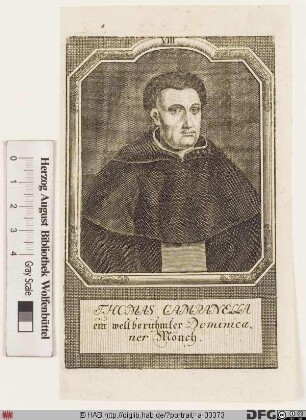 Bildnis Tommaso (Taufname: Giovanni Domenico) Campanella