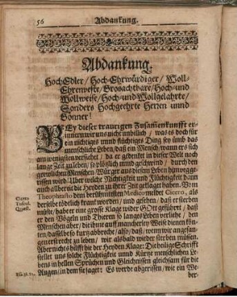 Abdankung.