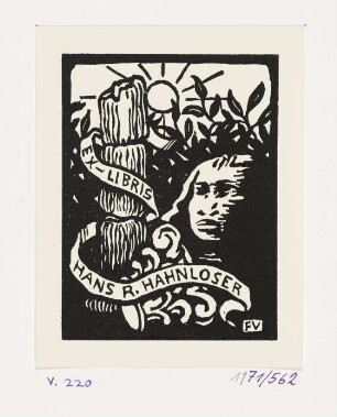 Ex-Libris Hans R. Hahnloser