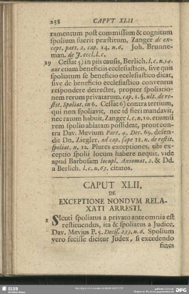Caput XLII. De Exceptione Nondum Relaxati Arresti