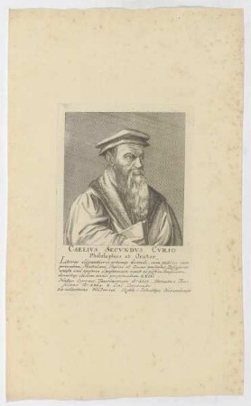 Bildnis des Caelius Secundus Curio