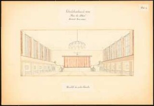 Haus der Arbeit mit Thingplatz Schinkelwettbewerb 1936: Festsaal. Perspektivische Ansicht